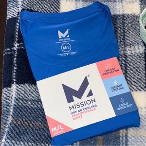 Mission Blue Short Sleeve Performance Shirt